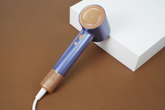 Mini High Speed Hair Dryer 1400W Unfolding Deep Sea Blue + Retro Copper
